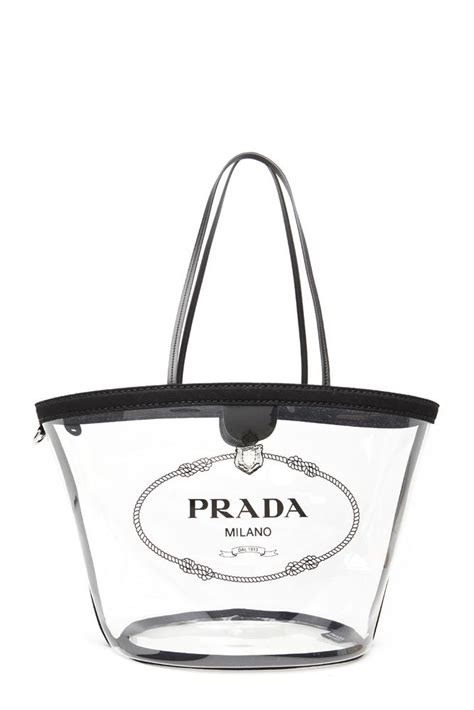 prada transparent pic of bag